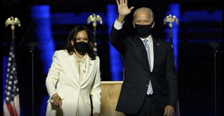 An image of Vice President-Elect Kamala Harris and President-Elect Joe Biden